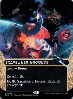 Scavenger Grounds 0037 (Borderless) 37 Edge of Eternities: Stellar Sights MTG NM - Image 1
