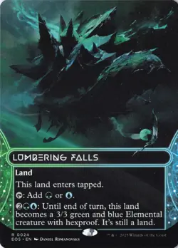 Lumbering Falls (0024) (Borderless) Edge of Eternities: Stellar Sights Regular - Image 1