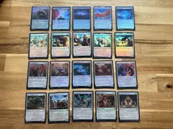 MTG Avatar the Last Airbender 2025 COMPLETE FOIL base set 1-286 + lands & tokens - Image 1