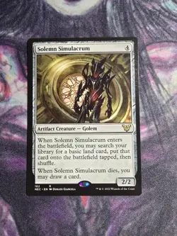 Solemn Simulacrum Commander: Kamigawa: Neon Dynasty Regular - Image 1