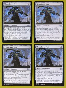 Thran Power Suit x4 The Brothers' War 4x Playset Magic the Gathering MTG - Image 1