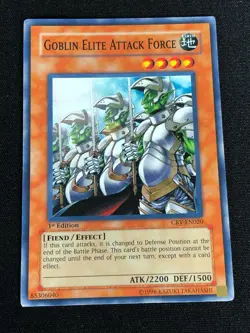 YUGIOH GOBLIN ELITE ATTACK FORCE CRV-EN020 1ST SUPER - Image 1