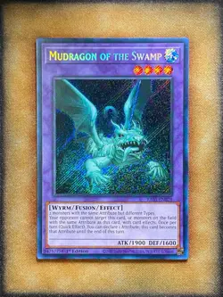 Yugioh Mudragon of the Swamp RA01-EN028 Secret Rare 1st Ed NM - Image 1