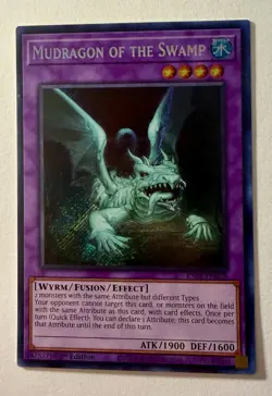 Yugioh Mudragon of the Swamp RA01-EN028 Secret Rare 1st Ed NM - Image 1