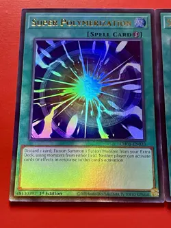 3x Super Polymerization | CH01-EN033 | Ultra Rare | NM | 1st Edition | YuGiOh! - Image 3