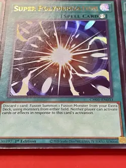 3x Super Polymerization | CH01-EN033 | Ultra Rare | NM | 1st Edition | YuGiOh! - Image 4