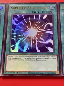 3x Super Polymerization | CH01-EN033 | Ultra Rare | NM | 1st Edition | YuGiOh! - Image 5