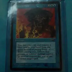 mtg - Force Of Will - Alliances - magic the gathering - Image 1