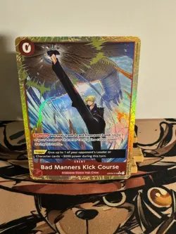 Bad Manners Kick Course (Alternate Art) OP04-016 PRB-02 Event Rare - Image 1