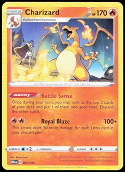 Charizard 001/015 Promo McDonald's Promos 2024 Pokemon Near Mint - Image 1
