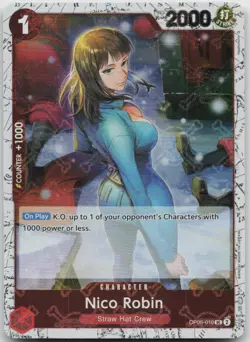Nico Robin (Jolly Roger Foil) OP05-010 Premium Booster -The Best- Foil - Image 1