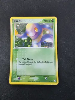 Reverse Holo Pokemon TCG Ekans 55/109 EX Team Rocket Returns 2004 60 HP - Image 2