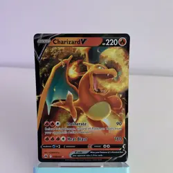 Pokemon TCG Crown Zenith 018/159 - Charizard V - Ultra Rare - tiny bit bent - Image 1