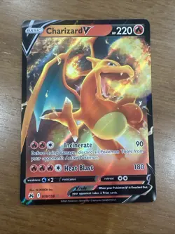 Pokemon TCG Charizard V Crown Zenith 018/159 Holo Ultra Rare - Image 1