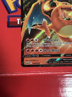 Pokemon TCG Charizard v Crown Zenith 018/159 Holo Ultra Rare Nm - Image 4