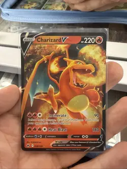 Pokemon TCG Charizard v Crown Zenith 018/159 Holo Ultra Rare Nm/Mint - Image 1