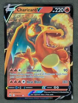 Charizard V 018/159 Pokemon TCG Ultra Rare Crown Zenith Near Mint - Image 3