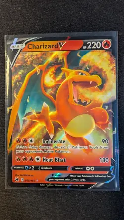 Charizard V 018/159 Ultra Rare NM - Crown Zenith | Pokemon TCG - Image 1