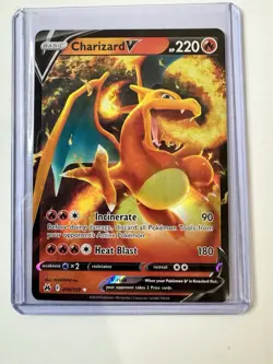 Pokemon TCG Charizard V Crown Zenith 018/159 Holo Ultra Rare - Image 1