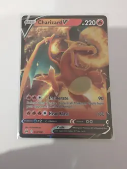 Pokemon TCG Charizard V Crown Zenith 018/159 Holo Ultra Rare - Image 1