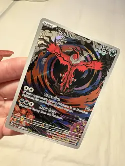 Pokemon TCG Yveltal Card 205/182 Paradox Rift Series Great Condition - Image 1
