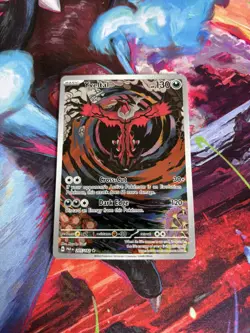 Pokemon TCG Yveltal 205/182 Sv04: Illustration Rare Paradox Rift - Image 1