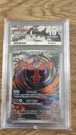 Pokemon TCG: Yveltal 205/182 - Paradox Rift Illustration Rare - Ace 10 - Image 1