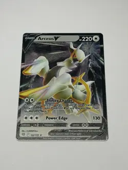 Arceus V 122/172 Metal Card Brilliant Stars Ultra Premium Collection Pokemon NM - Image 1