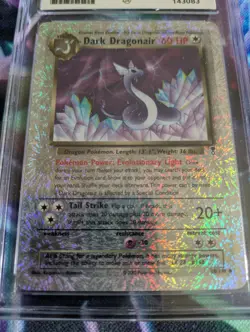 Dark Dragonair 38 Reverse Holo Uncommon Legendary Collection Pokemon ACE Grade 2 - Image 2