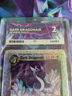 Dark Dragonair 38 Reverse Holo Uncommon Legendary Collection Pokemon ACE Grade 2 - Image 3