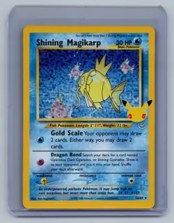 Shining Magikarp 66/64 Celebrations: Classic Collection Pokemon Holo NM/M - Image 1