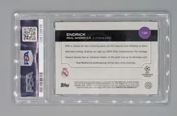 2024-25 Topps Chrome Sapphire Endrick Image Variation RC PSA 10 - Image 2
