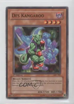 Des Kangaroo 1st Ed. YuGiOh Invasion of Chaos #IOC-005 2004 READ - Image 1