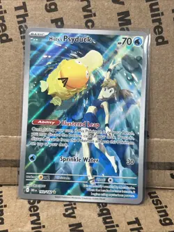 Misty's Psyduck 193/182 Sv10 Destined Rivals Illustration Rare Holo Full Art - Image 1