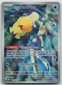 Misty's Psyduck Sv10 Destined Rivals 193/182 Full Art Holo Illustration Rare - Image 1