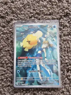 Misty's Psyduck 193/182 SV10 Destined Rivals Illustration Rare Full Art Holo EN - Image 1