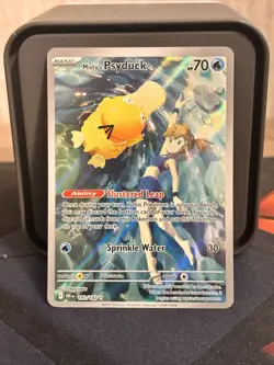 Misty's Psyduck 193/182 Sv10 Destined Rivals Illustration Rare Full Art Holo - Image 1