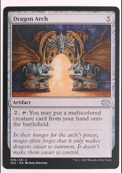 Dragon Arch 305 Uncommon Double Masters 2022 Magic: The Gathering Near Mint - Image 1