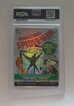 PSA 9 Peter Parker Borderless FOIL Spider-Man Magic the Gathering MTG - Image 3