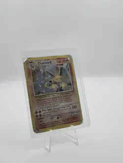 1999 Pokemon Charizard 4/102 Holo Base Set Unlimited Vintage WOTC HP/Played - Image 1