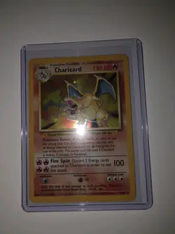Charizard Base Set Holo Card 4/102 Pokemon - Image 4