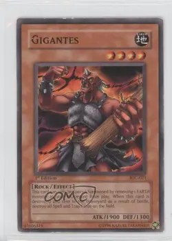 Gigantes 1st Ed. YuGiOh Invasion of Chaos #IOC-021 2004 READ - Image 1