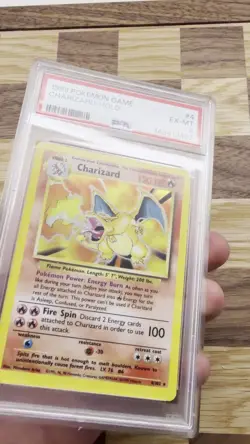 Charizard 4/102 PSA 6 1999 Base Set Pokemon Unlimited Holo WOTC Vintage CLEAN - Image 2