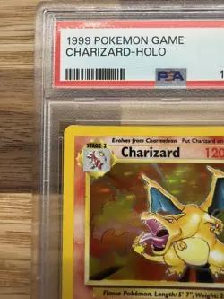 Charizard 4/102 PSA 6 1999 Base Set Pokemon Unlimited Holo WOTC Vintage CLEAN - Image 3