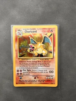 Pokemon Charizard 4/102 Base Set 1999 Holo Excellent Condition - Image 1