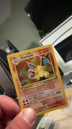 Pokemon Charizard 4/102 Base Set 1999 Holo Excellent Condition - Image 2