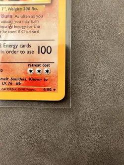 Pokemon Charizard 4/102 Base Set 1999 Holo Excellent Condition - Image 5