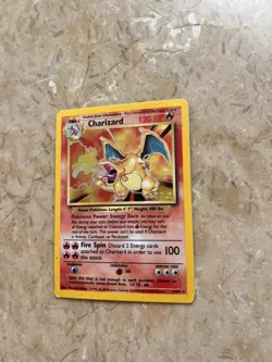 Pokemon Charizard 4/102 Base Set Holo Rare Card Vintage 1999 TCG - Image 4