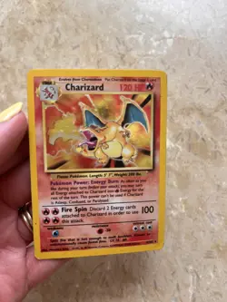 Pokemon Charizard 4/102 Base Set Holo Rare Card Vintage 1999 TCG - Image 5