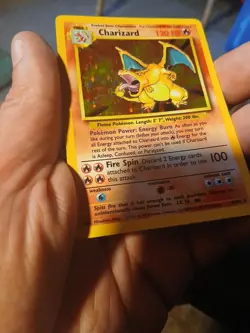 Pokemon Wofc Charizard Holo Base Set 4/102 - Image 1